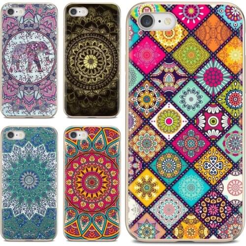 For Huawei Y6 Y5 2019 For Xiaomi Redmi Note 4 5 6 7 8 Pro Mi A1 A2 A3 6X 5X 7A bohemian Tapestry Hippie Mandala Soft Shell Case