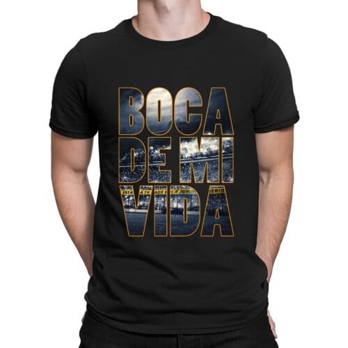 Boca Juniors Hinchada Argentina Buenos Football T Shirt Gift Cotton Custom Letter Pictures New Fashion Crew Neck Shirt