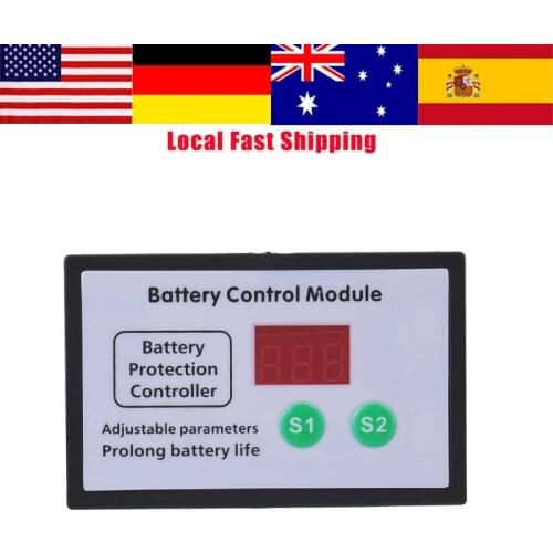 Battery Charging Controller 10V-60V 30A Under Voltage Control Module Over-discharge Protection Storage Battery Module