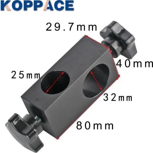 KOPPACE Microscope Universal Bracket Fixed Block 25mm and 32mm Column aperture Electron Microscope Bracket adapter Ring