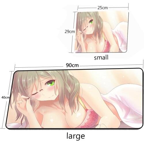 Mairuige Mouse Pad Anime Various Large Size Sunny Busty Temptation Girl Welfare HD Desktop Wallpaper Computer Game Mouse Pad XXL
