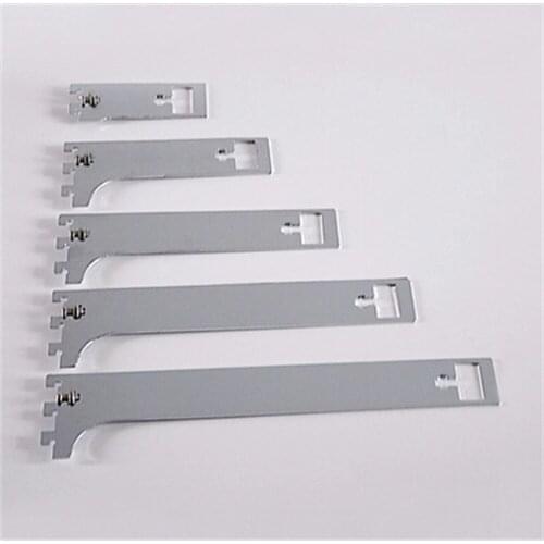 AA Shelf mounted bracket stainless steel shelf mounting T bar bracket Slot Plate wooden board partition hardware Bracket holder