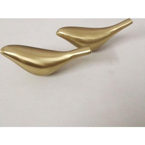 Brass Bird Cabinet Handle Furniture Knob For Wardrobe Drawer Dresser Nordic Door Handle Brass Door Accessory
