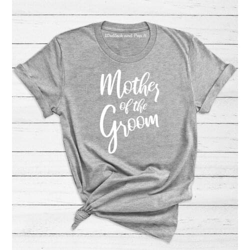 Mother of the Groom, print street fashion hobby creative letters women t-shirts o-neck kawaii harajuku leisure summer y2k top