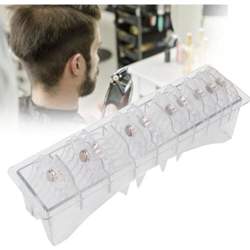 10 Pcs Professional Hair Clipper Comb Guide Set Hair Trimmer Spare Parts Hairstyling Limit Combs Accessories Limit Calipers Tool