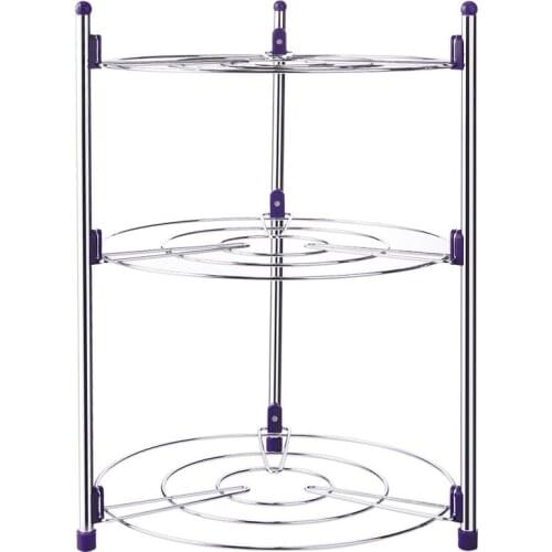 Zq Floor Multi-Layer Pot Rack Cookware Storage Rack Kitchen Lid Rack Storage Rack Chopping Board Rack