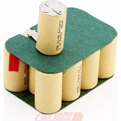 NiMH or Ni-Cd 14.4v 1600 1800 2200 or 3000mAh Battery DIY for Powertools Electronic Drill DA-18 Interskol 12SN P89