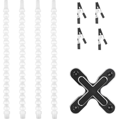 Four-Jaw Soldering Station Cross Base Welding Assistant Multifunctional Model Aircraft Maintenance Tool