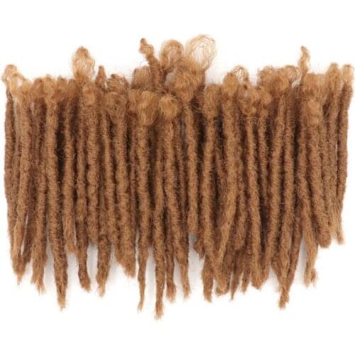 Qp hair 8inch Handmade Dreadlocks Hair Extensions Crochet Hair 5 Strands Synthetic Crochet Braid Hair