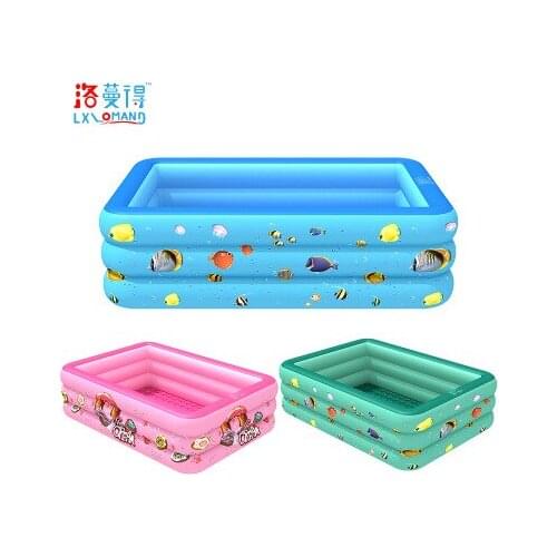 Family indoor and outdoor adult swimming pool childrens treasure swimming pool PVC square pool inflatable pool swimming pool