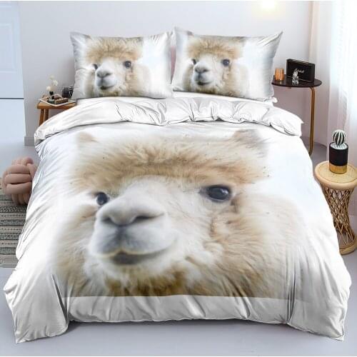 Camel Alpaca Pattern Bed Linens Duvet cover set Quilt/Comforter Covers Pillowcases Queen Double Full size King Bedding sets