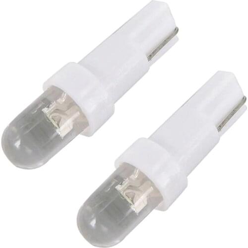 10Pcs/Set 12V T5 LED Car Auto Dashboard Instrument Wedge Panel Light Bulb Lamp