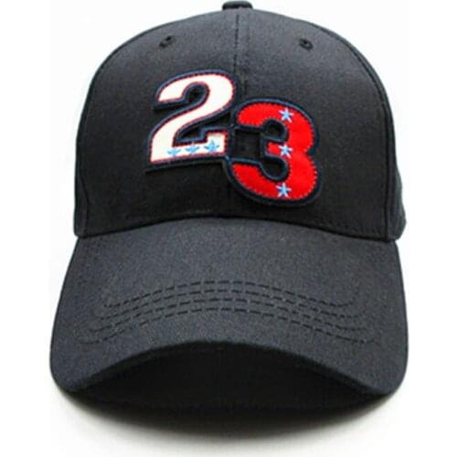 2021 American 23 Embroidery Cotton Baseball Cap Hip-hop Adjustable Snapback Hats for Men and Women 64