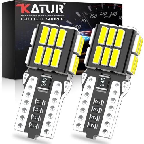 2x W5W Car Clearance Parking Lights T10 LED Canbus for Ford Focus 2 3 Mondeo MK2 MK3 MK4 Fiesta Fusion Kuga 194 168 Light