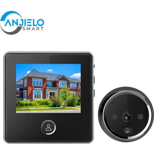 3 Inch LCD Color Screen 120 Degree Wide Angle 1MP Electronic Peephole Door Bell Camera with Night Vision