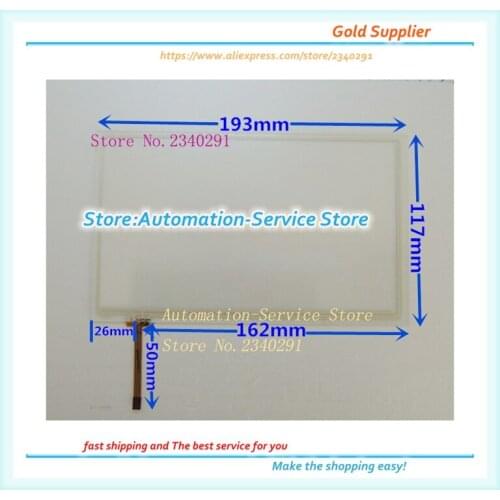 8 Inch Touch Screen New 193*117 Is Suitable For Navigation Of Vehicle DVD Control Learning Machine Touch Panel Screen