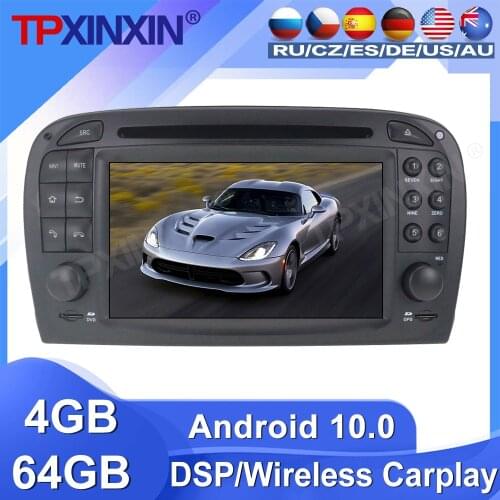 64G For Mercedes Benz SL R230 2001 2002 2003 2004 Android Car Radio Tape Recorder Multimedia Player GPS Navigation IPS Screen
