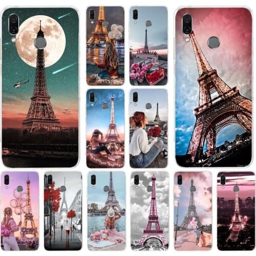 56AS Paris Eiffel Iron Tower Soft Silicone Tpu Cover phone Case for huawei Honor 8 8a Prime 8s 8x 8 9 9x 9 lite 10 10i 10 lite