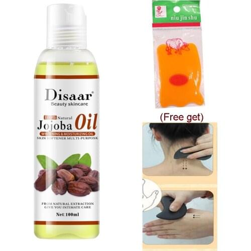 Disaar Natural Jojoba Oil Body Face Massage Essential Oil Moisturizing Whitening Improve sleep Relaxation Oil Control Skin Care