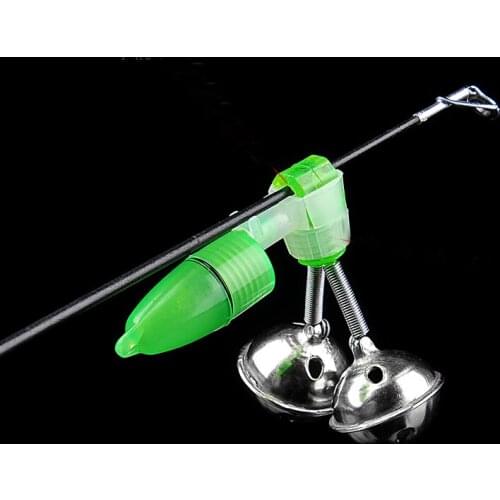 5pcs Electronic Fishing Bite Alarm Fish Strike Indicator Audible Sound LED Alert Siren Bell Ring