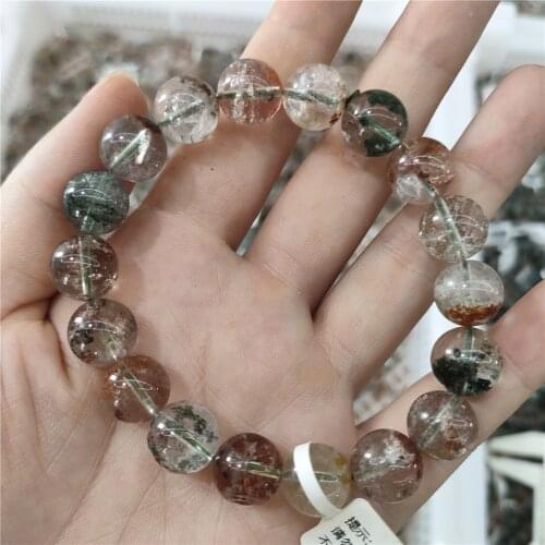 Hot 10mm Natural Garden Quartz Crystals Chakras Stone Bracelet Beads Jewelry Bracelets Unique Crystals man women Gemstones Gifts