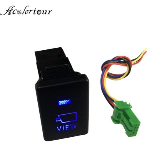 Camera View Control Switch For Toyota Highlander Prado Camry Corolla Yaris Car View Push Button Accessories