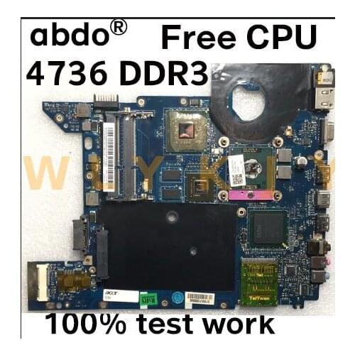 KALG0 LA-4494P for ACER 4736 4736Z 4736G notebook motherboard free CPU GPU NVIDIA GeForce G 105M DDR3 100% test work