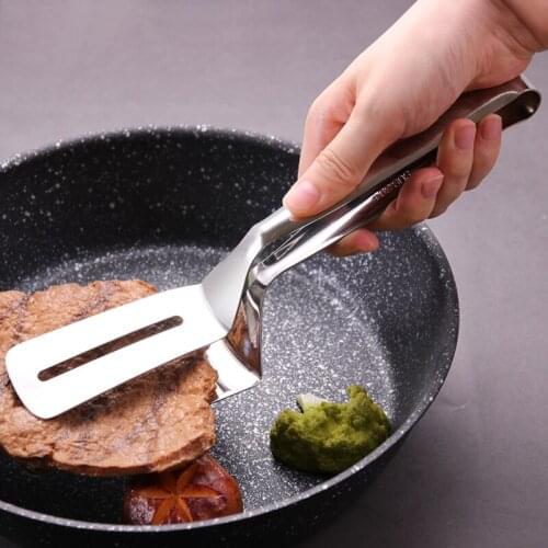 Kitchen BBQ Bread Utensil Set Barbecue Tong Fried Steak Shovel Fried Fish Shovel Clamp Meat Clamp Stainless Steel Cooking Tools