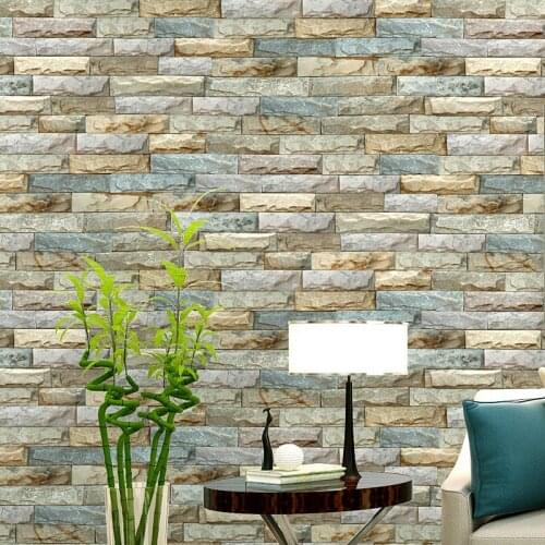 Wallpaper Brick Vintage For Walls 3 D Loft Wall Murals Vinyl Wallpaper Roll Pvc Waterproof Wall Paper For Walls Papier Peint
