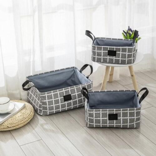 New lattice Storage Barrels Foldable Washing Clothes Laundry Basket box Home decoration Organiser Kids Toys thick Storage Bucket