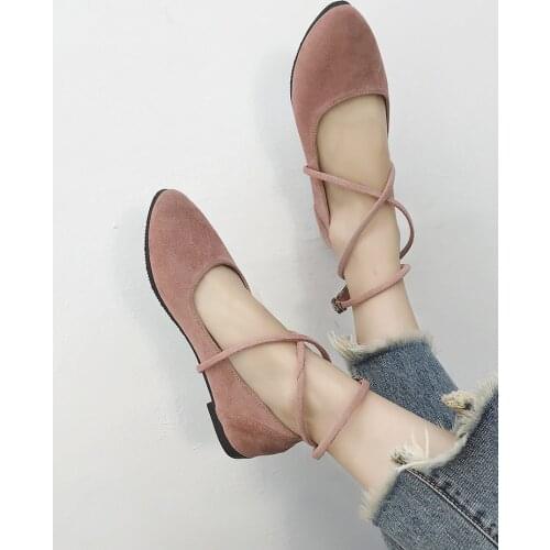 2021 spring and autumn new womens shoes all-match Korean version of the net red flat-soled student peas shoes single shoes