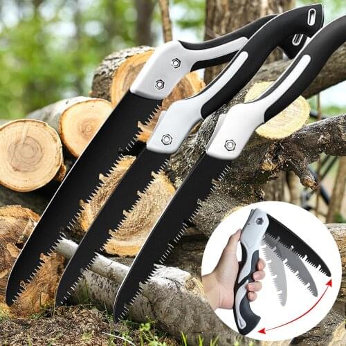Camping Saw Foldable Portable Secateurs Gardening Pruner Tree Trimmers Camping Tool For Woodworking Hand Folded Logging Saw Tool