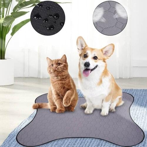 Pet Dog Urine Pad Absorbent Diapers Waterproof Washable Reusable Anti Slip Diaper Mat Mattress For Small Medium Large Dogs Pets