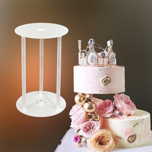 Practical Cake Stands Double layer Suspended Piling Bracket Support Frame DIY Dessert Making Decor Tools Kitchen Accessories