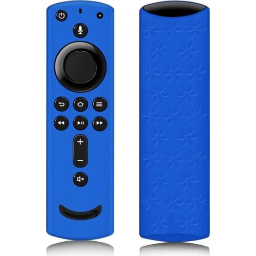 Protective Fire TV Case Cover Silicone Sleeve Shockproof Anti-Slip Replacement for TV Stick 4K Remote Cont