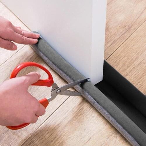 Door Seam Seal Self-Adhesive Soundproof Anti-Theft Door Window Windshield Artifact Waterproof Rubber Strip Windproof Sticker