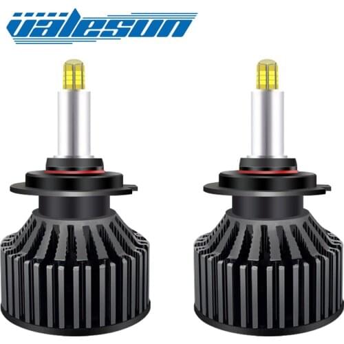 Valesun 6-Sides LED Car Headlight H1 H3 H7 880 881 H27 9012 D1/D2/D3/D4 6000K 360 Degree Car Fog Lamp H11 9005 9006 CanBus Ready