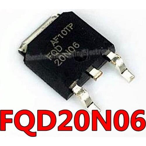 10PCS/LOT FQD20N06 20A60V TO252 New original spot hot sale