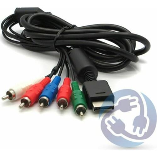 Games Accessories 180cm Component AV AUDIO VIDEO HD TV Cable For Sony PS2 PS3