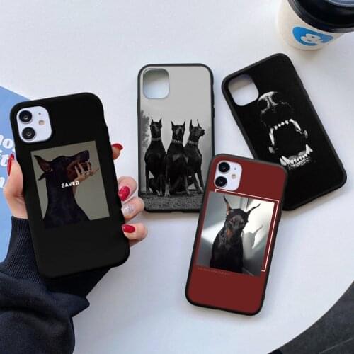 Doberman Dog Animals Case For Huawei P30 P20 Pro Mate 20 10 P40 Lite E Y6 Y7 2019 P Smart 2021 Honor 8A 10i 20i 8X 9X TPU Cover
