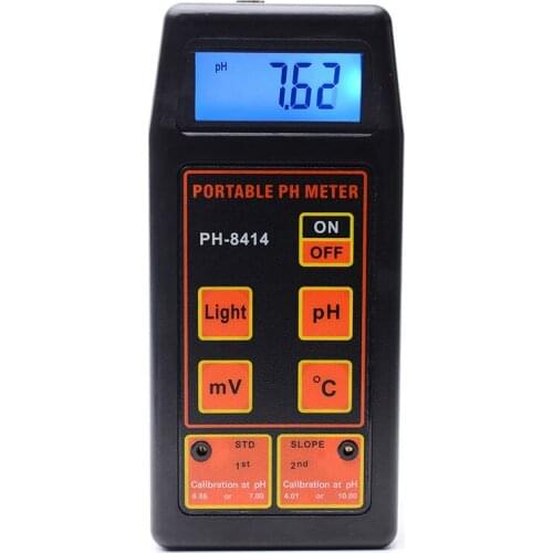 Digital handheld Portable pH mV Temperature Meter Tester Meters Analyzer ATC