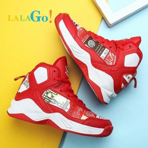 2021 Kids Basketball Shoes Boys Brand Children Sneakers Outdoor Big Kids Non-slip Sports Shoes Footwear Shoes Basket Sports shoe