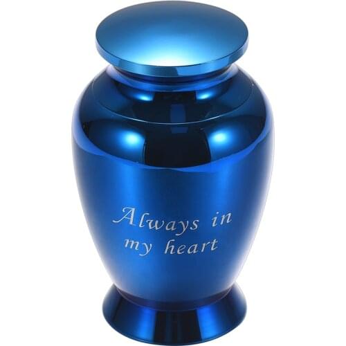 IJU028 73mm*45mm Everlasting Love Beautiful and Timeless Cremation For Human Ashes Stainless Steel Jars,Keepsake Urns