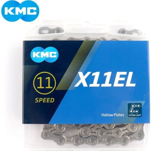 KMC X11EL X11 Bicycle Chain 118L 11 Speed Bicycle Chain with Magic Button for Mountain Road Bike