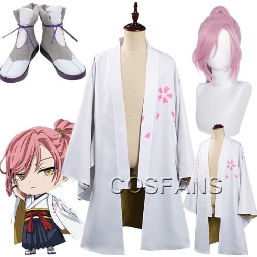 SK8 the Infinity Cherry Blossom Cosplay Costume Outer Coat Outfits men women Halloween Carnival Full set of wig shoes Tops pants
