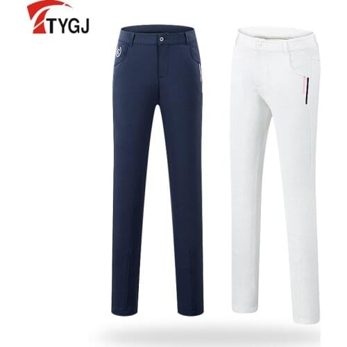 2020 Summer Golf Wear Womens Quick-Dry Trousers Lightweight Mid-Rise Stretch Slim Sports Golf/Tennis Pencil Pants With Belt