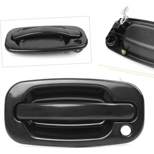 LUCKMART Auto Car Front Outside Door Handle Cover Trim Textured Black Driver Side Suitable For Silverado # 15034985 Car Styling