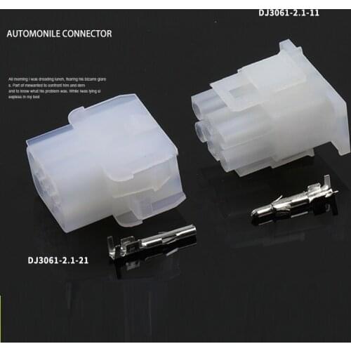 20/100 Set 6 pin auto elevator special wire plug 63080 6.3mm pitch connectors kit (Housing+Terminal)