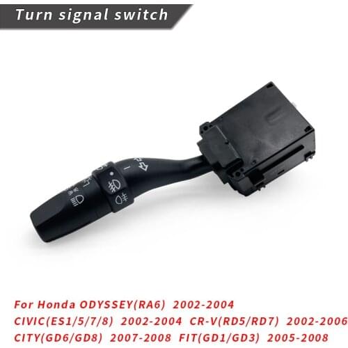 New Lighting Turn Signal Switch For HONDA ODYSSEY(RA6) CIVIC(ES1/5/7/8) CR-V(RD5/RD7) CITY(GD6/GD8) FIT(GD1/GD3) 35255-S5A-A22