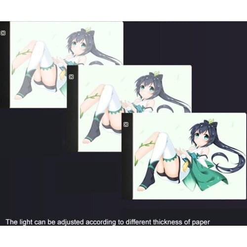 New LED Drawing Tablet Digital Graphics Pad USB LED Light Box Copy Board Electronic Art Graphic Painting Writing Table